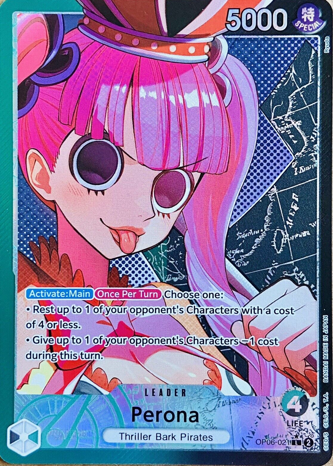 Perona 2024 Wings of the Captain #OP06-021 Leader (Alternate